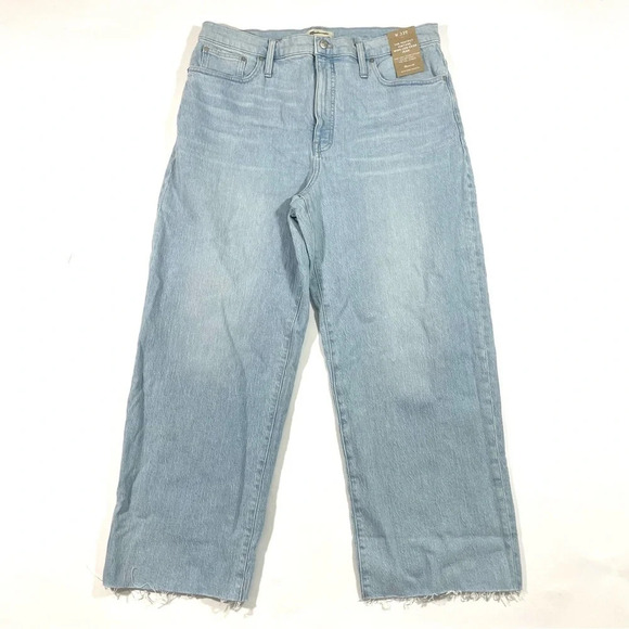 New Madewell The Tall Perfect Vintage Wide Leg Crop Jean NJ397 - Picture 3 of 11